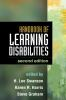 Book cover for "Handbook of learning disabilities".