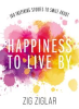 Book cover for "Happiness to Live By".