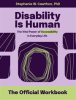 Book cover for "Disability Is Human".