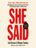 Book Cover for "She Said"